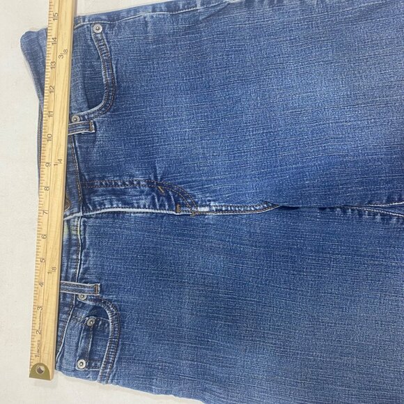 Levis 512 Jeans Womens Size 12P Perfectly Slimming Bootcut Medium Wash Stretch D - Picture 8 of 14